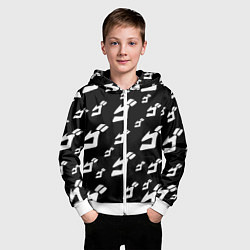 Толстовка на молнии детская JoJo Bizarre Adventure, цвет: 3D-белый — фото 2