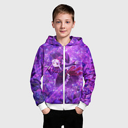 Толстовка на молнии детская Шалтир Бладфоллен, цвет: 3D-белый — фото 2