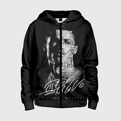 Детская толстовка на молнии Кристиано Рональдо автограф