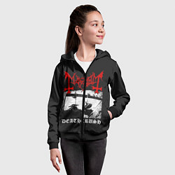 Толстовка на молнии детская Mayhem, цвет: 3D-черный — фото 2