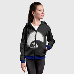 Толстовка на молнии детская Little Nightmares 2, цвет: 3D-синий — фото 2