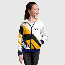 Толстовка на молнии детская Infinity Инфинити Z, цвет: 3D-синий — фото 2