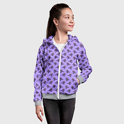 Толстовка на молнии детская ГОДЖО САТОРУ GOJO SATORU, цвет: 3D-меланж — фото 2