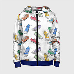 Детская толстовка на молнии Кеды Sneakers