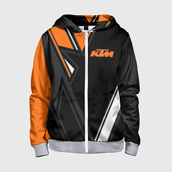 Детская толстовка на молнии KTM КТМ