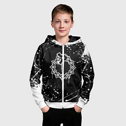 Толстовка на молнии детская 7 СМЕРТНЫХ ГРЕХОВ МЕЛИОДАС, цвет: 3D-белый — фото 2