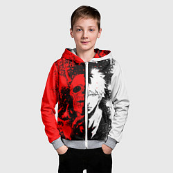 Толстовка на молнии детская ИЧИГО БЛИЧ ICHIGO BLEACH, цвет: 3D-меланж — фото 2