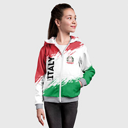 Толстовка на молнии детская MADE IN ITALY, цвет: 3D-меланж — фото 2