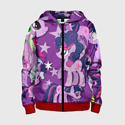 Детская толстовка на молнии Twilight Sparkle