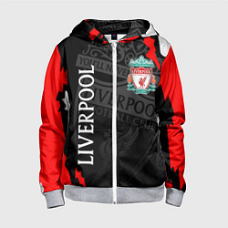 Детская толстовка на молнии LIVERPOOL ЛИВЕРПУЛЬ СПОРТ
