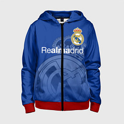Толстовка на молнии детская REAL MADRID РЕАЛ МАДРИД, цвет: 3D-красный