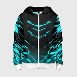 Толстовка на молнии детская DEAD SPACE АЙЗЕК КЛАРК, цвет: 3D-белый