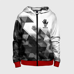 Толстовка на молнии детская ADIOS АДИОС, цвет: 3D-красный