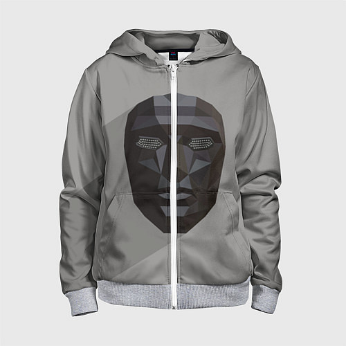 Детская толстовка на молнии Игра в кальмара: Распорядитель / 3D-Меланж – фото 1