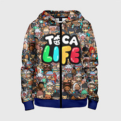 Детская толстовка на молнии Toca Life