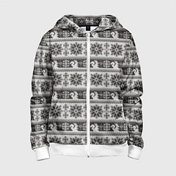 Детская толстовка на молнии Squirrel Pattern