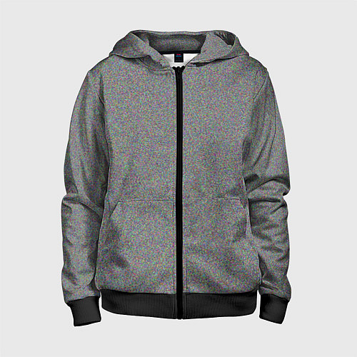 Детская толстовка на молнии Не шуми / 3D-Черный – фото 1