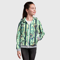 Толстовка на молнии детская Ghibli All, цвет: 3D-меланж — фото 2