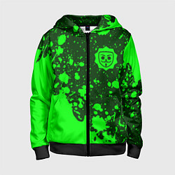 Детская толстовка на молнии БАБЛ КВАС Краски