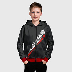 Толстовка на молнии детская G2 Jersey Pro 202223, цвет: 3D-красный — фото 2