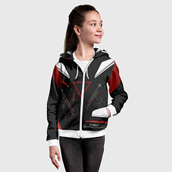 Толстовка на молнии детская Сайрекс Сyrex CS GO, цвет: 3D-белый — фото 2