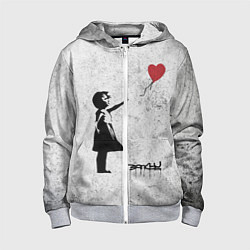 Детская толстовка на молнии Бэнкси Всегда есть надежда There is Always Hope Ba