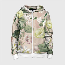 Детская толстовка на молнии Цветы Свадебный Букет