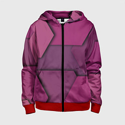 Детская толстовка на молнии Геометрические фигуры в движении