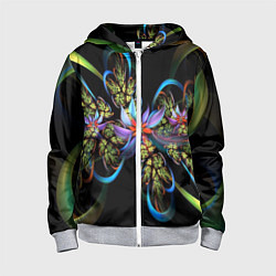 Детская толстовка на молнии Необычный абстрактный узор