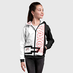 Толстовка на молнии детская Tahoe club chevrolet, цвет: 3D-черный — фото 2