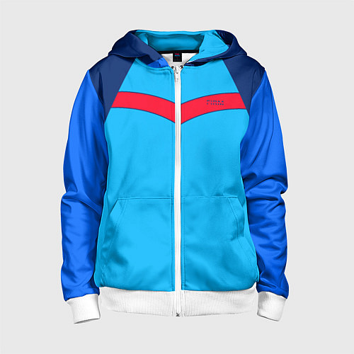 Детская толстовка на молнии Спортик из 90х FIRM / 3D-Белый – фото 1