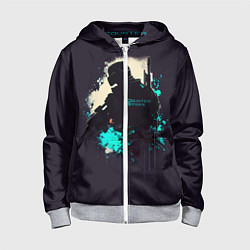 Толстовка на молнии детская CS GO Art, цвет: 3D-меланж