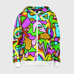 Детская толстовка на молнии Psychedelic acid
