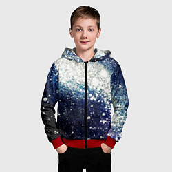 Толстовка на молнии детская Необъятные просторы вселенной, цвет: 3D-красный — фото 2