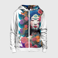 Детская толстовка на молнии Japan style - tattoo - art