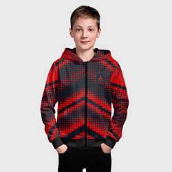 Толстовка на молнии детская Mitsubishi sign, цвет: 3D-черный — фото 2