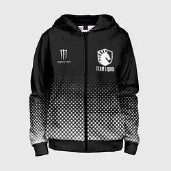 Детская толстовка на молнии Team Liquid black