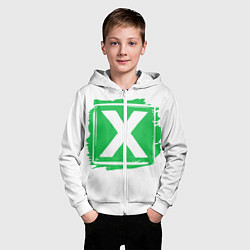 Толстовка на молнии детская Ed Sheeran Multiply, цвет: 3D-белый — фото 2