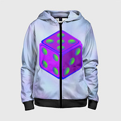 Детская толстовка на молнии Игральный кубик