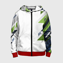 Детская толстовка на молнии Геометрическая абстракция вектор