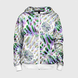Детская толстовка на молнии Floral abstract