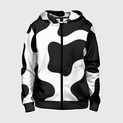 Детская толстовка на молнии Кожа коровы