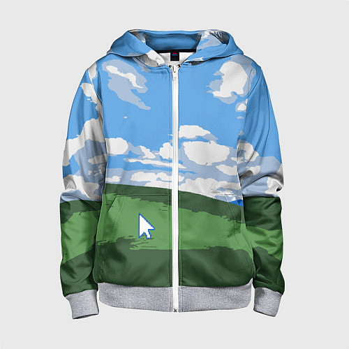 Детская толстовка на молнии Новый уродливый свитер от майков / 3D-Меланж – фото 1