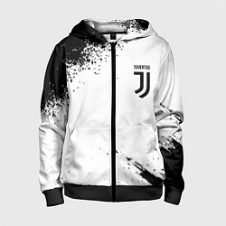 Толстовка на молнии детская Juventus sport color black, цвет: 3D-черный