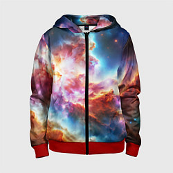 Детская толстовка на молнии The cosmic nebula