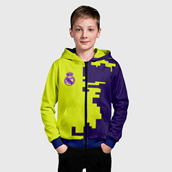 Толстовка на молнии детская Barcelona fc sport club, цвет: 3D-синий — фото 2
