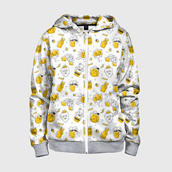 Детская толстовка на молнии Хиппи бла бла