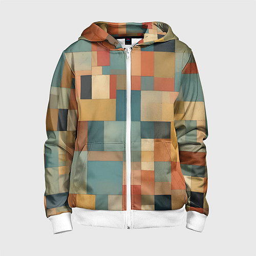 Детская толстовка на молнии Inspired by Paul Klee / 3D-Белый – фото 1