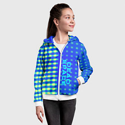 Толстовка на молнии детская Dead space текстура айзека, цвет: 3D-белый — фото 2