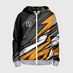 Детская толстовка на молнии Zeekr - orange colors